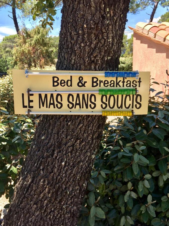 Bed and Breakfast Domaine Le Mas Sans Soucis Фаянс Экстерьер фото